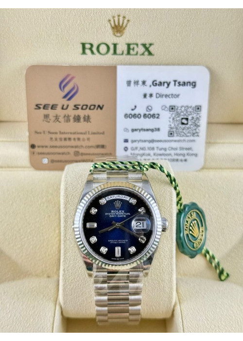 全新 ▶️ Rolex 勞力士 DAY-DATE ◀️ 128239 2021年錶 (40mm)  